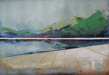 Peinture intitulée "Lake 59" par Kariko Ono, Œuvre d'art originale, Huile