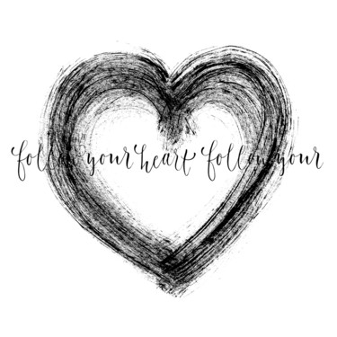 Цифровое искусство под названием "Follow Your Heart" - Cococinema, Подлинное произведение искусства, Цифровая живопись