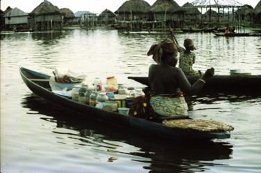 Le commerce sur le lac de Ganvier au Bénin