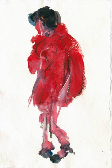Peinture intitulée "Catwalk" par Karen Thomas, Œuvre d'art originale, Acrylique