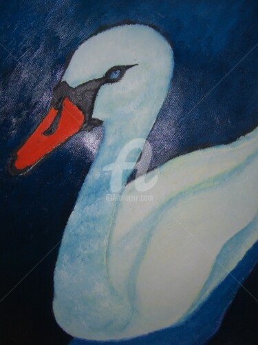 Peinture intitulée "Série Les Cygnes 2" par Clémence C., Œuvre d'art originale