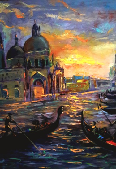 Peinture intitulée "Venise" par Noli, Œuvre d'art originale