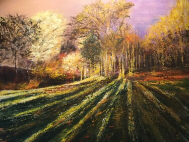 Schilderij getiteld "Atmosphère, atmosph…" door Anne Vignau, Origineel Kunstwerk