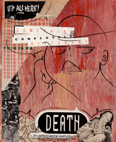 Thoughts on Death 「Thoughts on Death」というタイトルの絵画 Oberlin The Artistによって, オリジナルのアートワーク, アクリル