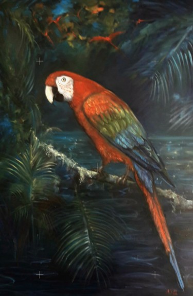 Peinture intitulée "Aras" par Noli, Œuvre d'art originale