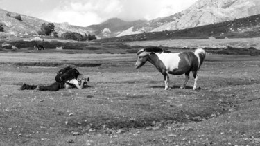 Photographie intitulée "Prendre la pause" par Isabelle Pautrot, Œuvre d'art originale, Photographie numérique