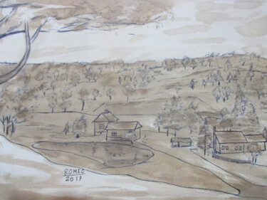 Desenho intitulada "022.jpg" por Romeo Zanchett, Obras de arte originais, Outro