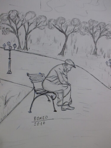 Desenho intitulada "novas-imagens-335-1…" por Romeo Zanchett, Obras de arte originais, Outro