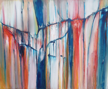Eveil Peinture intitulée "Eveil" par Coralie Giboz, Œuvre d'art originale, Acrylique