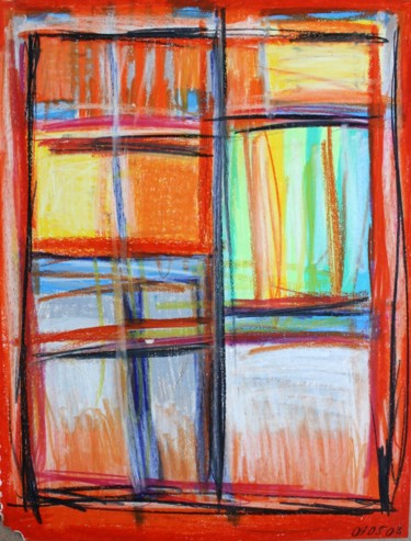 Dessin intitulée "Architecture 10-Fen…" par Delphine Mabed, Œuvre d'art originale