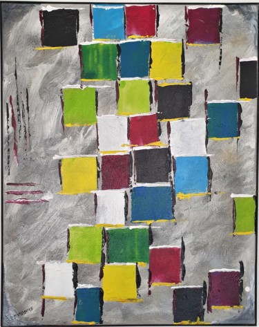 Peinture intitulée "Couleur tableau.jpg" par Bernard Miranne, Œuvre d'art originale, Acrylique