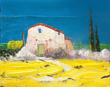 Peinture intitulée "Mon cabanon" par Francis Bocquet, Œuvre d'art originale, Huile