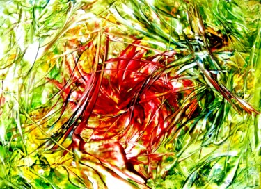 Malerei mit dem Titel "221e Endzeit.jpg" von Robert Bauer, Original-Kunstwerk, Enkaustik