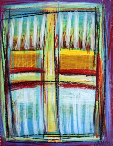Dessin intitulée "Architecture 15 - l…" par Delphine Mabed, Œuvre d'art originale