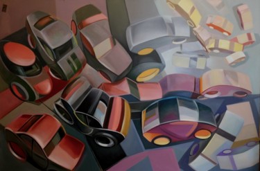 绘画 标题为“jam 4” 由Cesare Maestrelli, 原创艺术品, 油