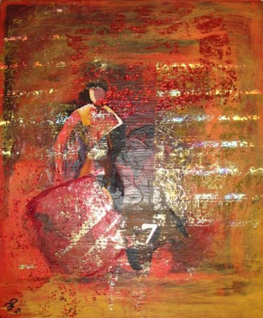 Peinture intitulée "toréador" par Lapiche, Œuvre d'art originale