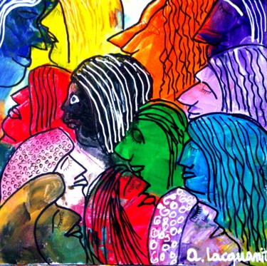 img-20170321-143234.jpg Conflitti in famiglia Pittura intitolato "img-20170321-143234…" da Mateci-Antonio Lucio Rudy Lacquaniti, Opera d'arte originale