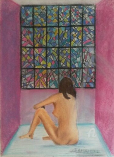 La Chartreuse de Parme Dessin intitulée "La Chartreuse de Pa…" par Sapiacelli, Œuvre d'art originale, Pastel