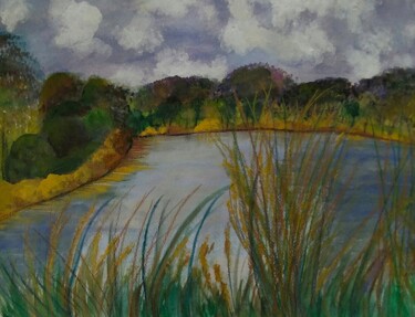 Pintura intitulada "A Refreshing Preser…" por Artistry By Ajanta, Obras de arte originais, Aquarela