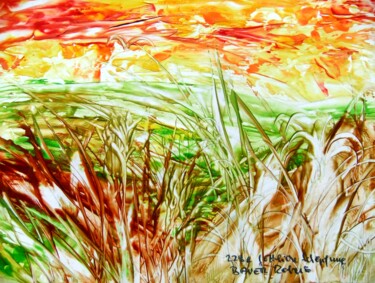 Malerei mit dem Titel "228e Goettliche Sch…" von Robert Bauer, Original-Kunstwerk, Enkaustik