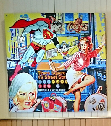 Arts numériques intitulée "TIMES SQUARE" par Alan Berg, Œuvre d'art originale