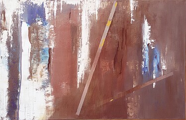Deframmentazione temporale#2 Pittura intitolato "Deframmentazione te…" da Giovanni Primo Greco, Opera d'arte originale, Smalto