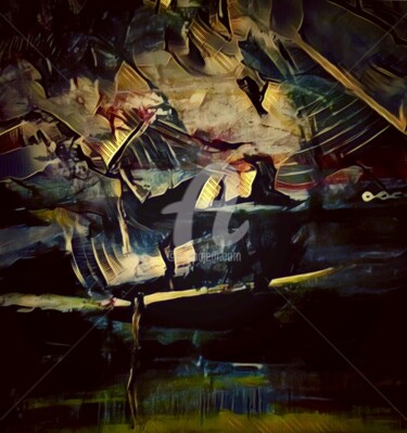 Peinture intitulée "" Symphonie du nouv…" par Carlann, Œuvre d'art originale