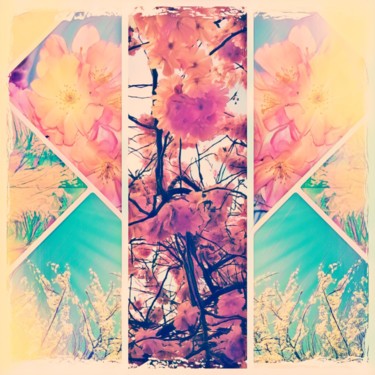 Digital Arts titled ""Cherry Blossom"" by Medushiva, Original Artwork, Digital Painting