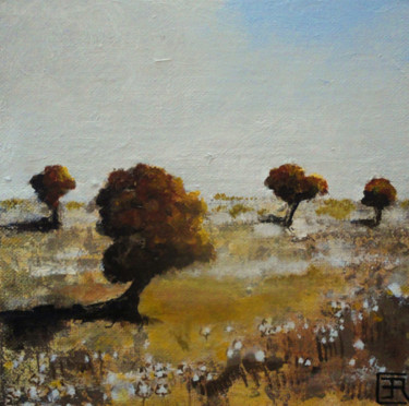 laplaine Peinture intitulée "laplaine" par Catherine Cazaentre, Œuvre d'art originale, Acrylique