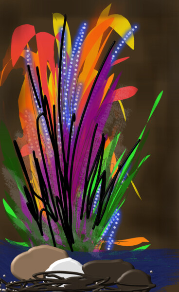 Digital Arts titled "Printanier..." by Jacky Patin, Original Artwork