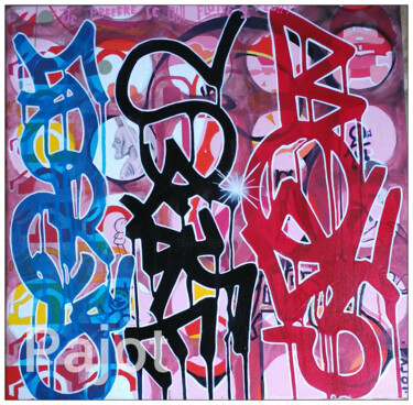 Schilderij getiteld "Je préfère ce qui f…" door Emmanuel Pajot, Origineel Kunstwerk, Olie