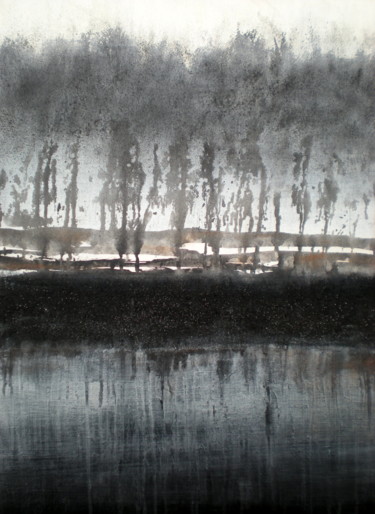 Peinture intitulée "Baie de Somme" par Claire Mcinnerny, Œuvre d'art originale, Acrylique