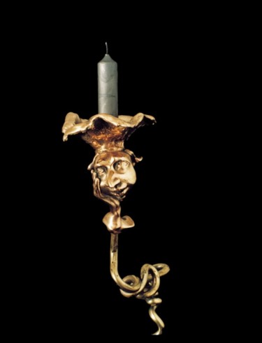 Sculpture intitulée "Fou du roi I" par Sak, Œuvre d'art originale