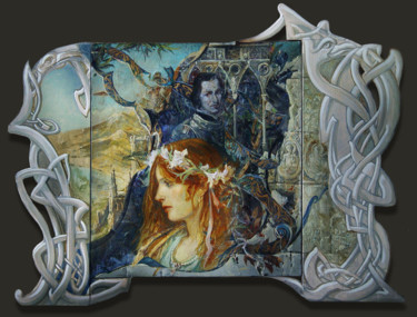 Peinture intitulée "Mystery" par Dmitry Kostylew, Œuvre d'art originale, Huile