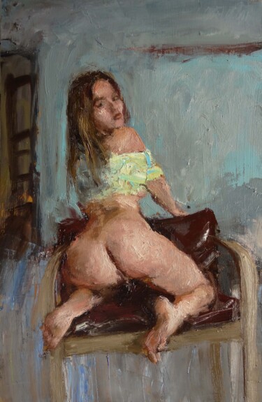 Painting titled "Arminda de Tavira" by Manuel Leonardi, Original Artwork, Oil