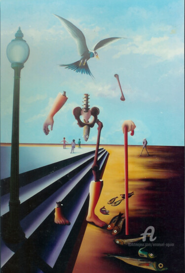 Pintura intitulada "RETORNA Á LUZ" por Emanuel Aguiar, Obras de arte originais