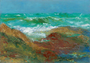 Malerei mit dem Titel "Before The Storm" von Lena Ru, Original-Kunstwerk, Pastell