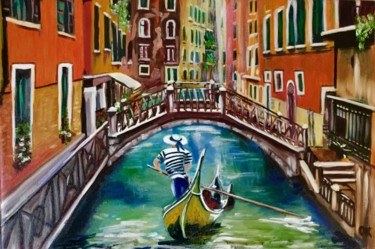 Peinture intitulée "Once upon time in V…" par Olga Koval, Œuvre d'art originale, Huile