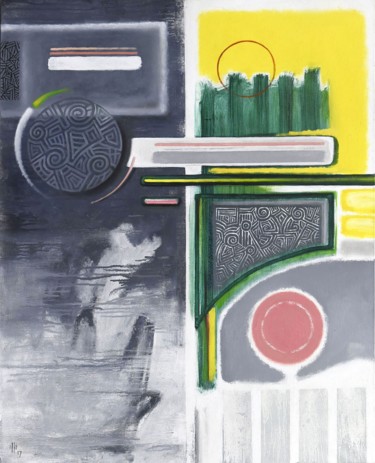Peinture intitulée "sans titre" par Pascal Buffard, Œuvre d'art originale