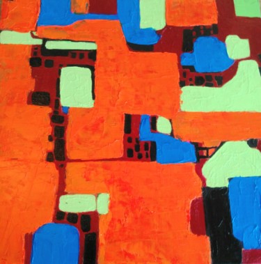 绘画 标题为“Orange” 由Sophie Delavague, 原创艺术品, 油