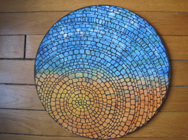 Couche de soleil Peinture intitulée "Couche de soleil" par Mabdeco, Œuvre d'art originale, Acrylique