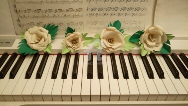 Roses en papier