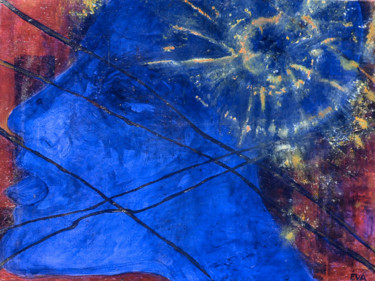 Peinture intitulée "Aphone" par Eva Mifsud, Œuvre d'art originale, Huile
