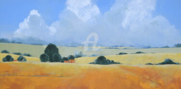 Peinture intitulée "Colori d'estate" par Leticia Berriel, Œuvre d'art originale, Acrylique