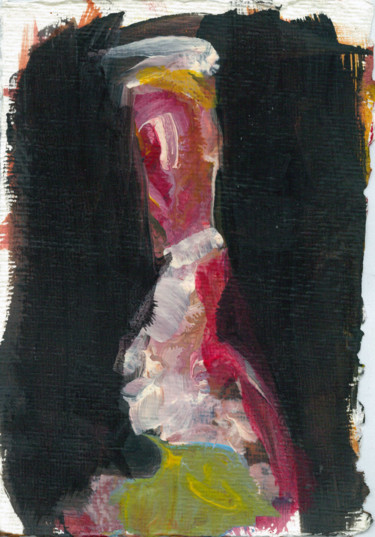 Peinture intitulée "Grace rear window" par Karen Thomas, Œuvre d'art originale, Acrylique