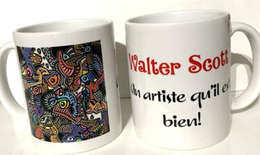 Design intitulée "4 Mugs Walter Scott" par Walter Scott, Œuvre d'art originale, Sculpture