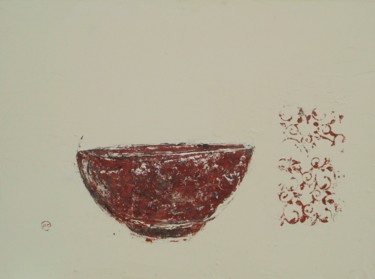 绘画 标题为“rosso-cina-81x60.jpg” 由Silvia Leveroni Calvi, 原创艺术品