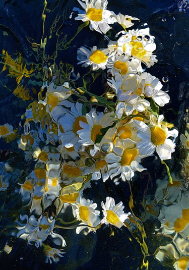 제목이 "les marguerites"인 사진 Aquartistiq로, 원작, 디지털