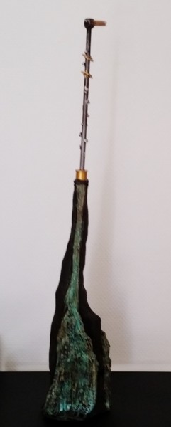 Sculpture intitulée "Echassier" par Laydev, Œuvre d'art originale, Céramique