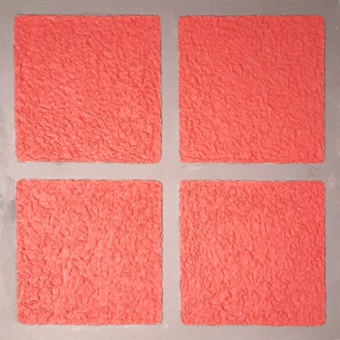 绘画 标题为“Squares - object 72” 由Henk Broeke, 原创艺术品, 丙烯 安装在木质担架架上